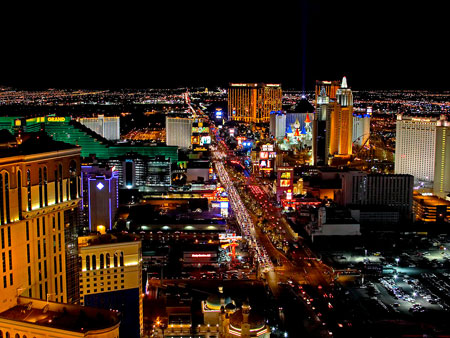 Las Vegas Strip at night